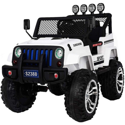 رنگ سفید ماشین شارژی جیپ سری (ZTN) کد 6169
